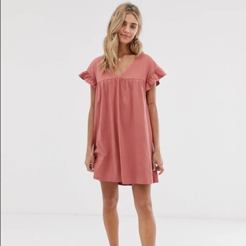 ASOS Mini Cotton Smock Dress